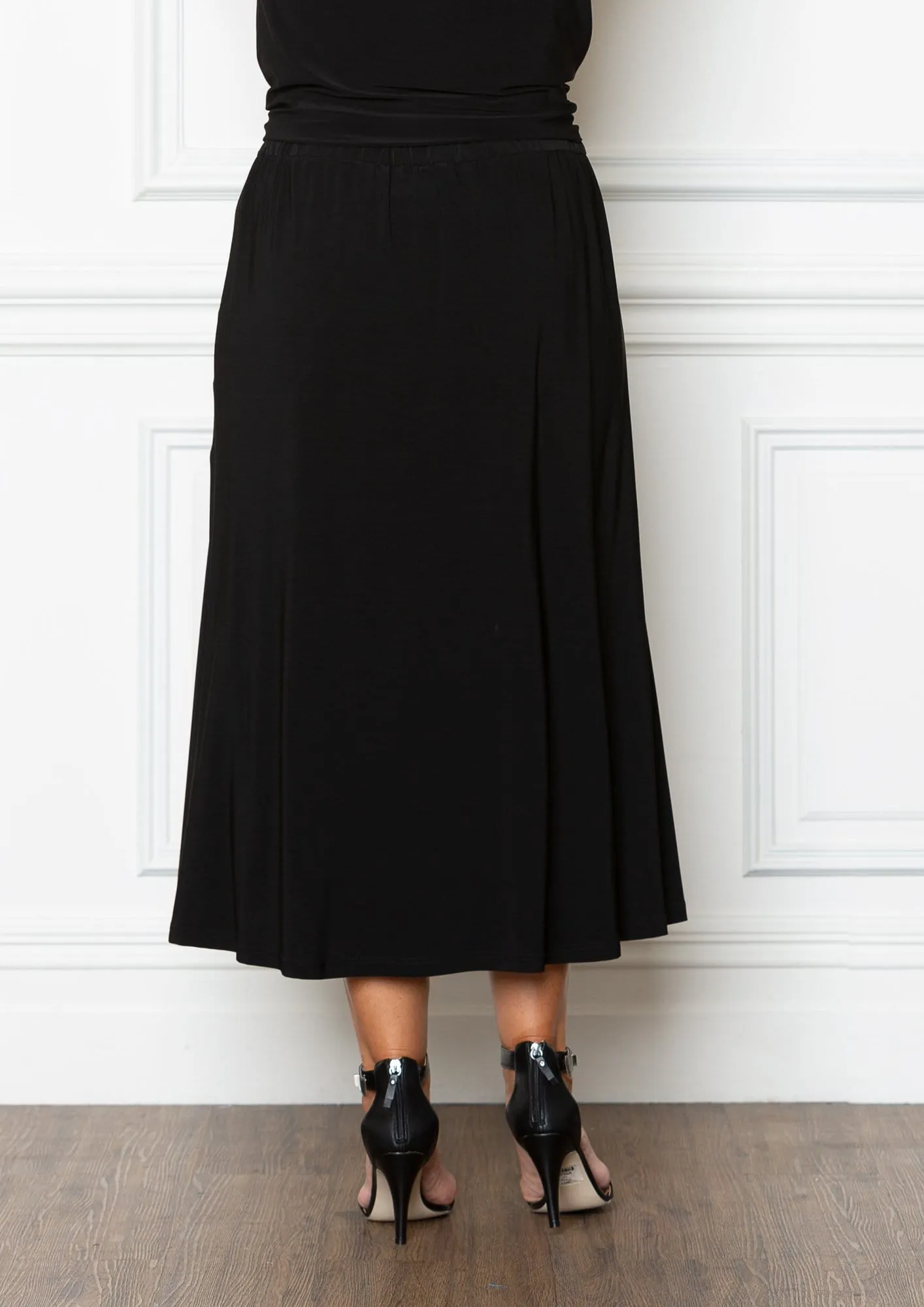 1010 Jersey  Panelled  Skirt