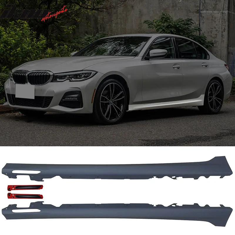 2023 BMW G20 3-Series LCI& M340i Front Rear Bumper Side Skirt w/ Light