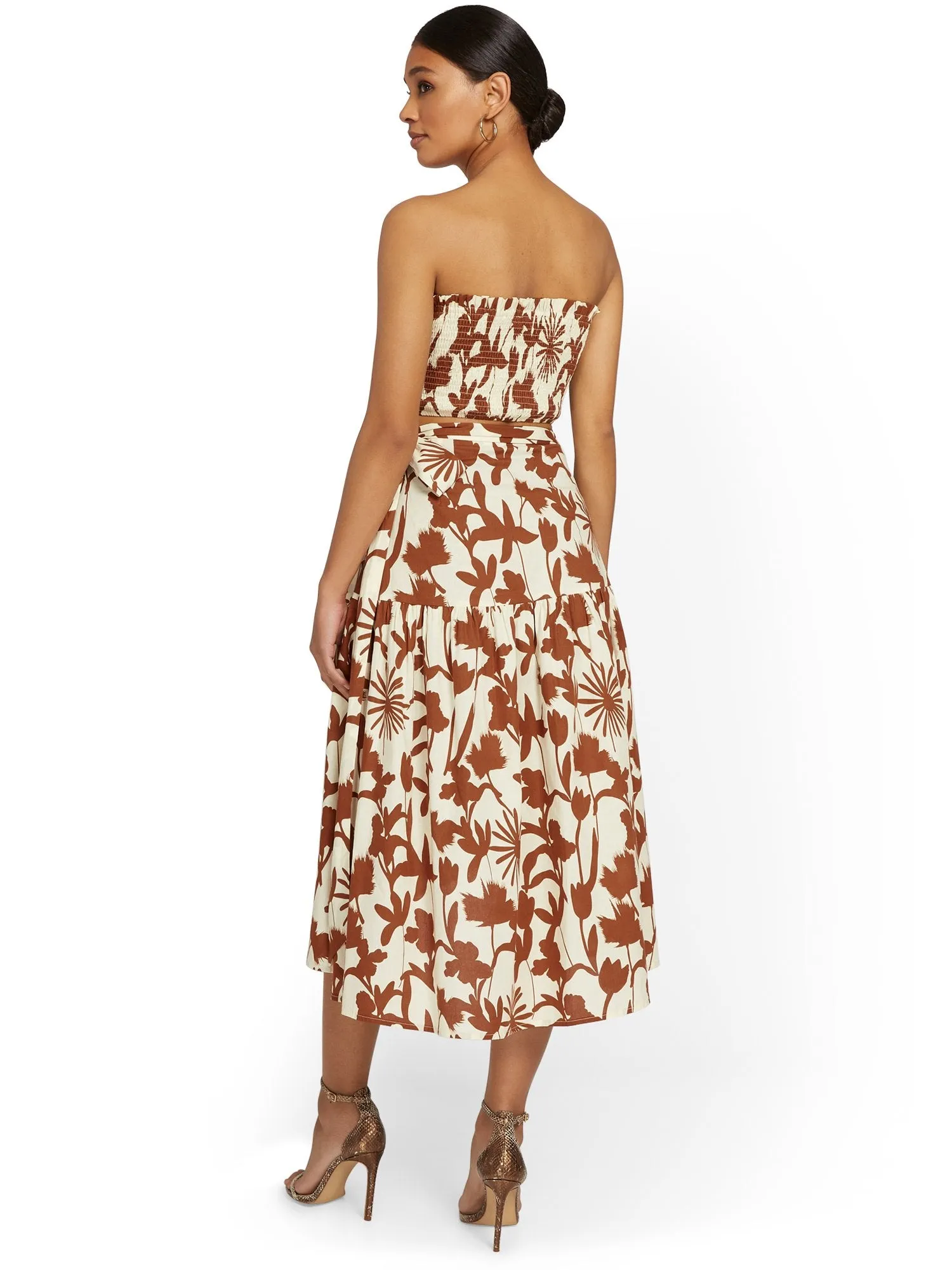 Aakaa 2-Piece Floral-Print Top & Skirt Set - Brands We Love