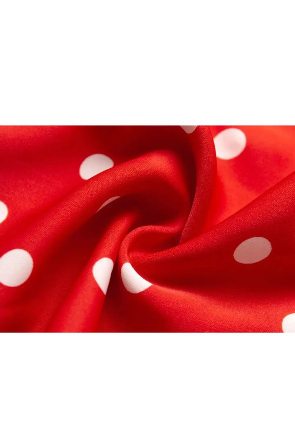 'Alice' Red Polka Dot Midi Skirt