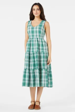 Andie Check Midi Dress