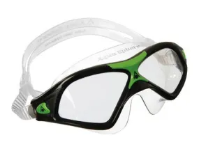 Aqua Sphere Seal XP 2 Clear Lens - Black Frame with Green Accents