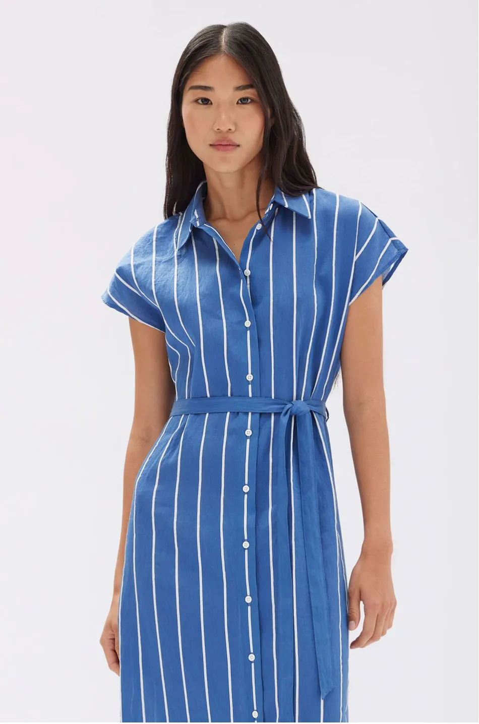 Assembly Label Ayla Stripe Shirt Dress