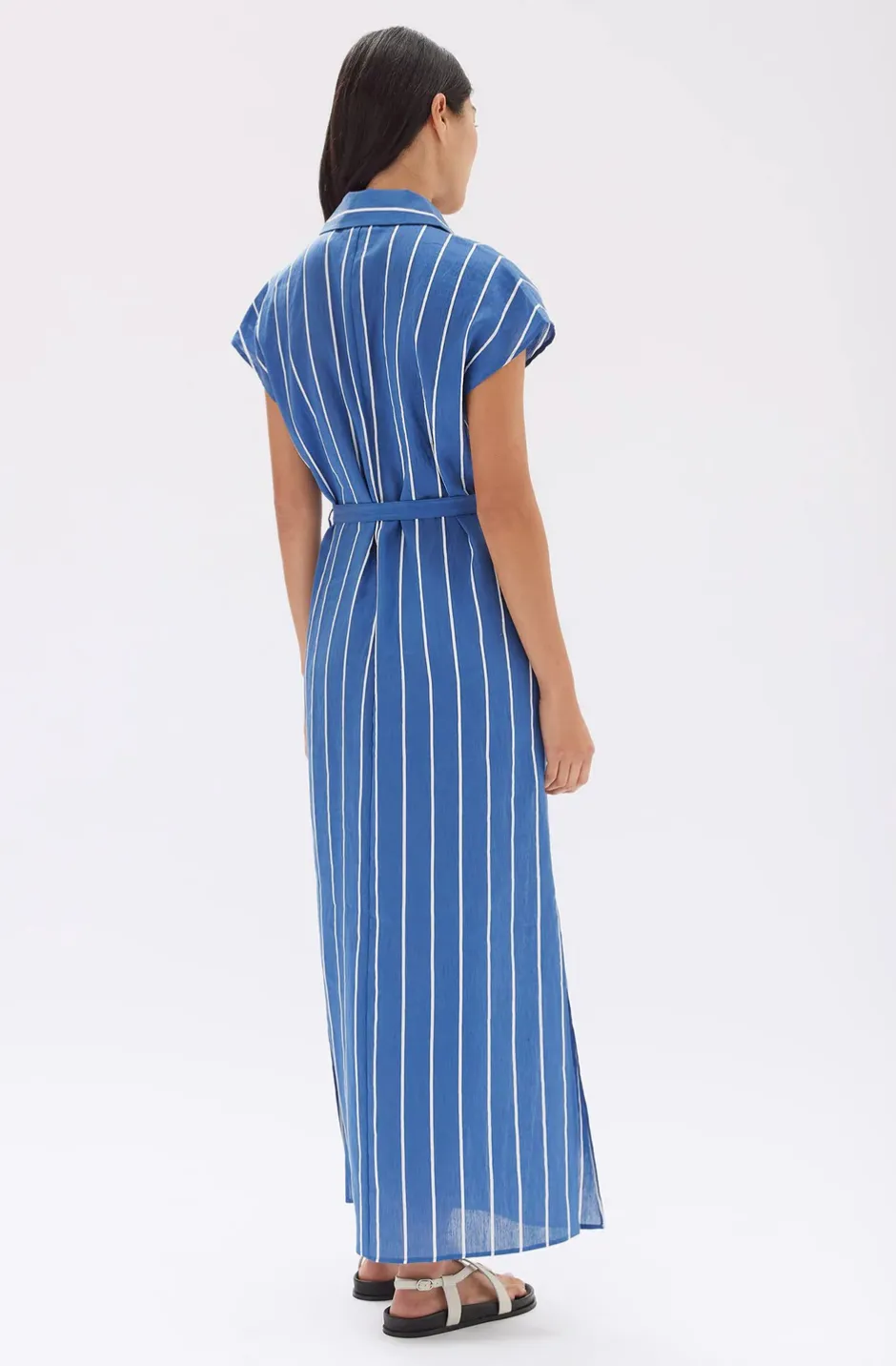 Assembly Label Ayla Stripe Shirt Dress