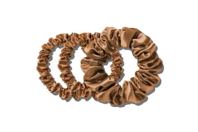 BACK TO BASICS COPPER MIDI/LARGE SCRUNCHIE SET