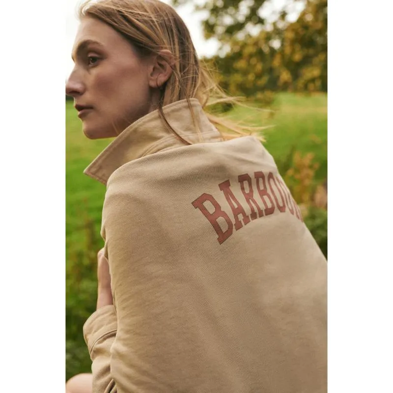 Barbour Elisha Ladies Sweatshirt - White Pepper