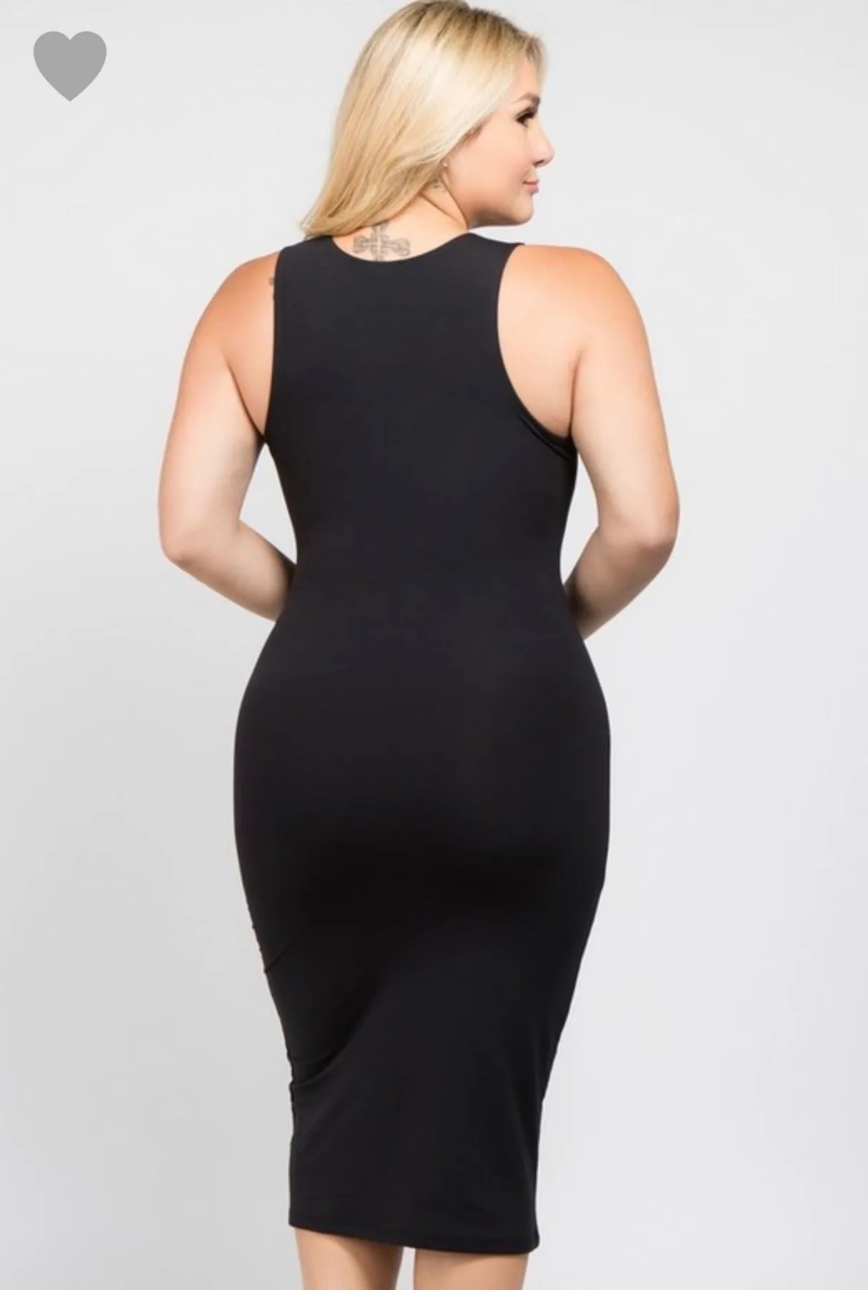 Basic Black Body-Con Dress