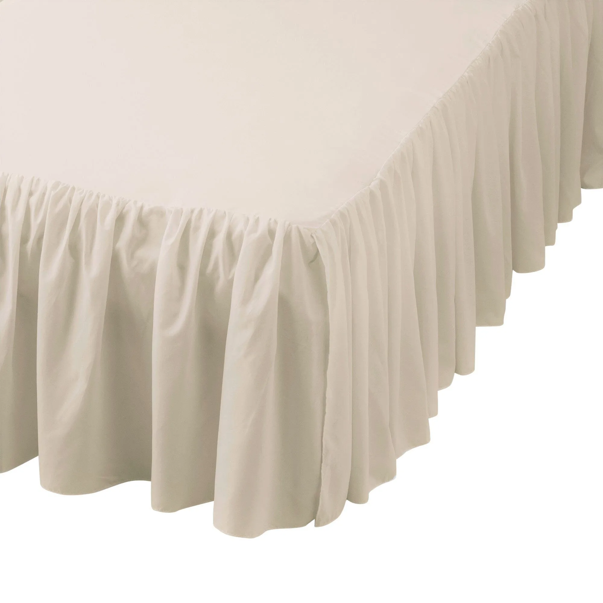 Bed Skirt Double Beige