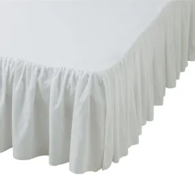 Bed Skirt Double  Light Gray