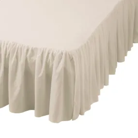 Bed Skirt Single Beige