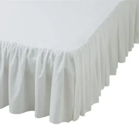 Bed Skirt Single Light Gray