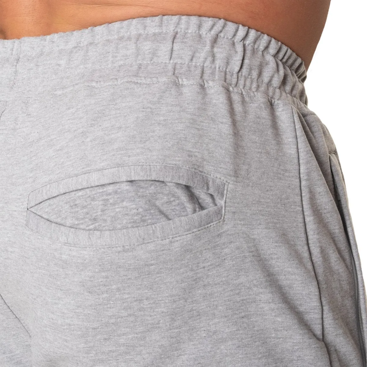 Better Bodies Tapered Sweat Shorts - Light Grey Melange