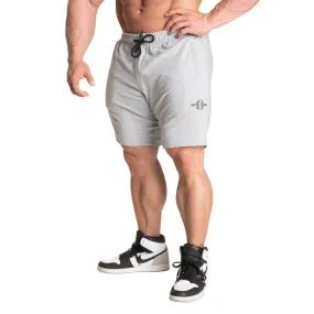 Better Bodies Tapered Sweat Shorts - Light Grey Melange