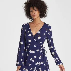 Billabong Ruffled Wrap Dress