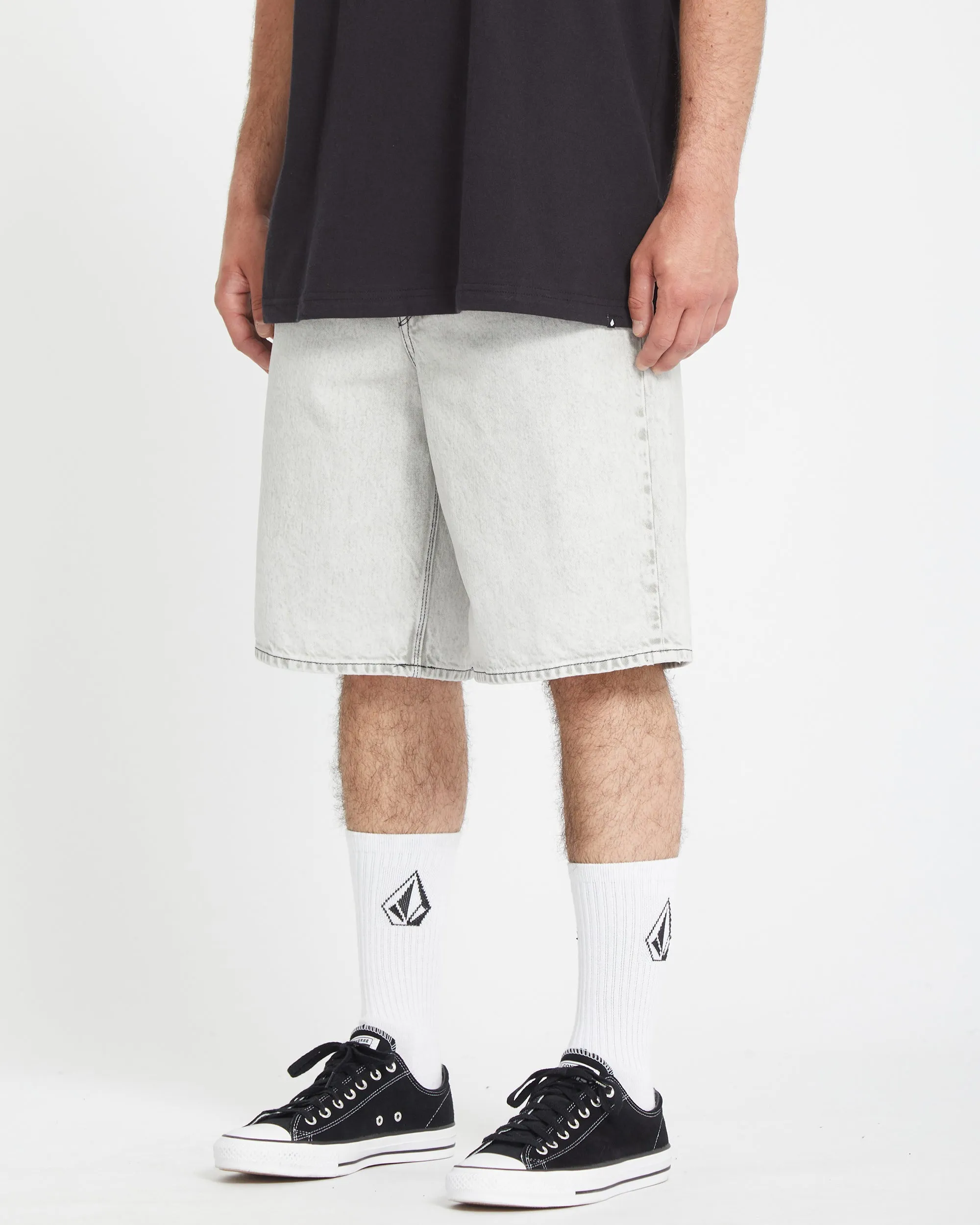 Billow Denim Short - BONE