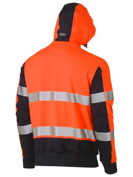 BISLEY Taped Hi Vis Contrast 4 Way Stretch Hoodie (BK6815T)