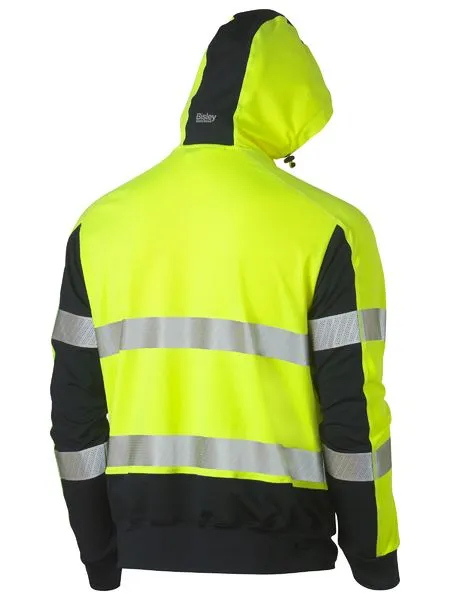 BISLEY Taped Hi Vis Contrast 4 Way Stretch Hoodie (BK6815T)