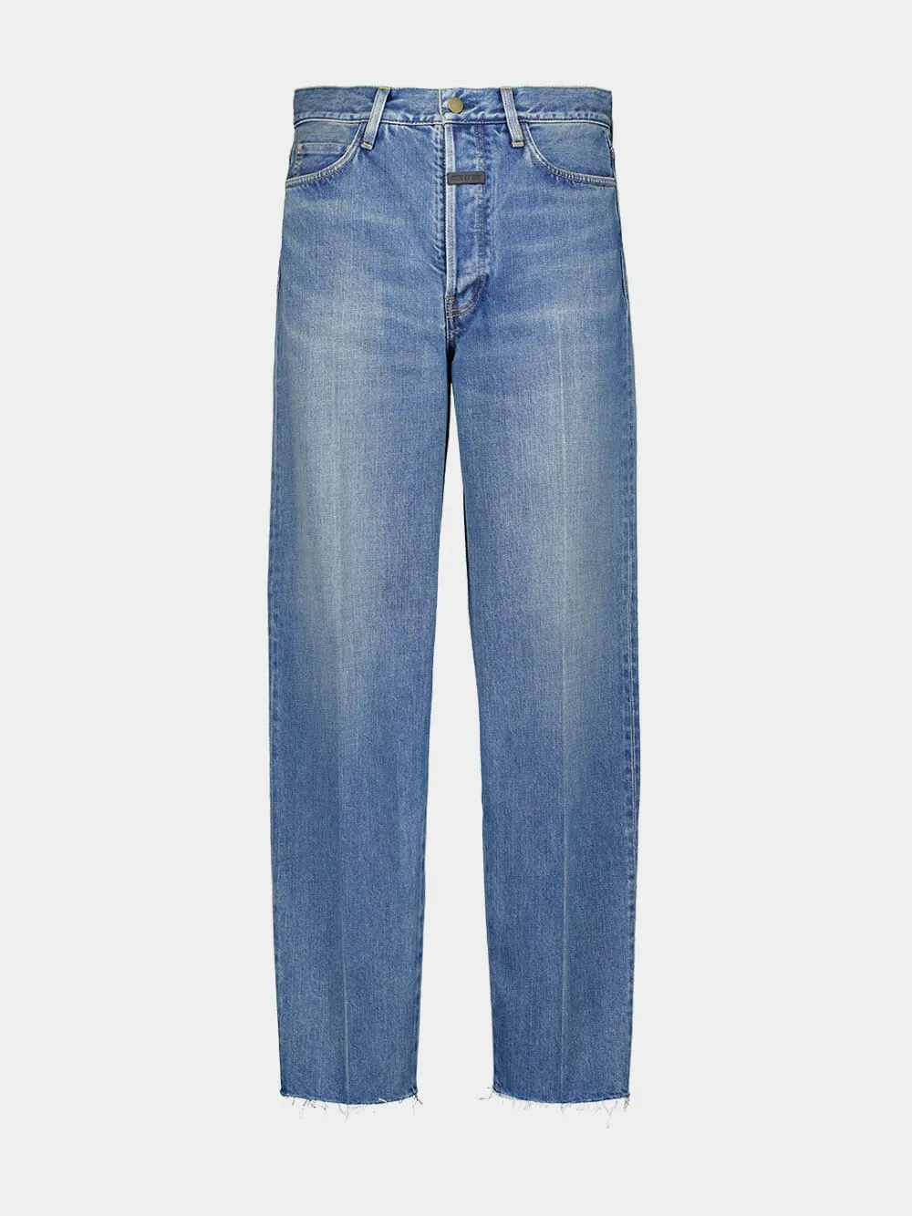 Blue 80's Relaxed Fit 5-Pocket Jeans