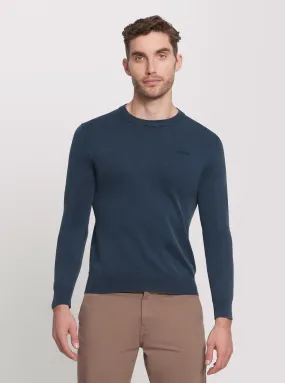 Blue Chesley Long Sleeve Knit Jumper