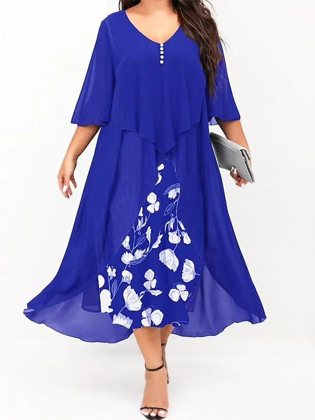 Bohemian Plus Size Dress