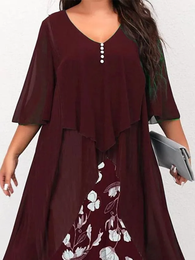 Bohemian Plus Size Dress