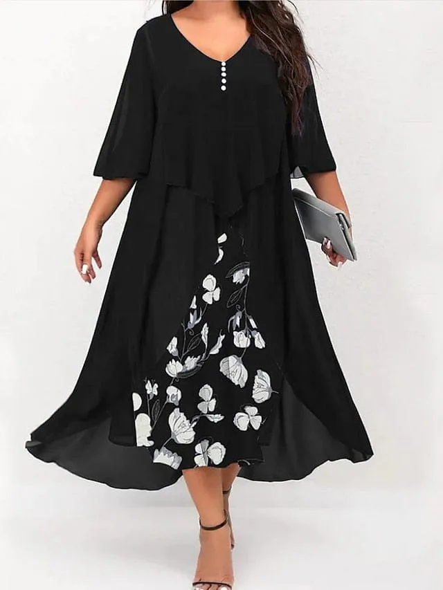 Bohemian Plus Size Dress