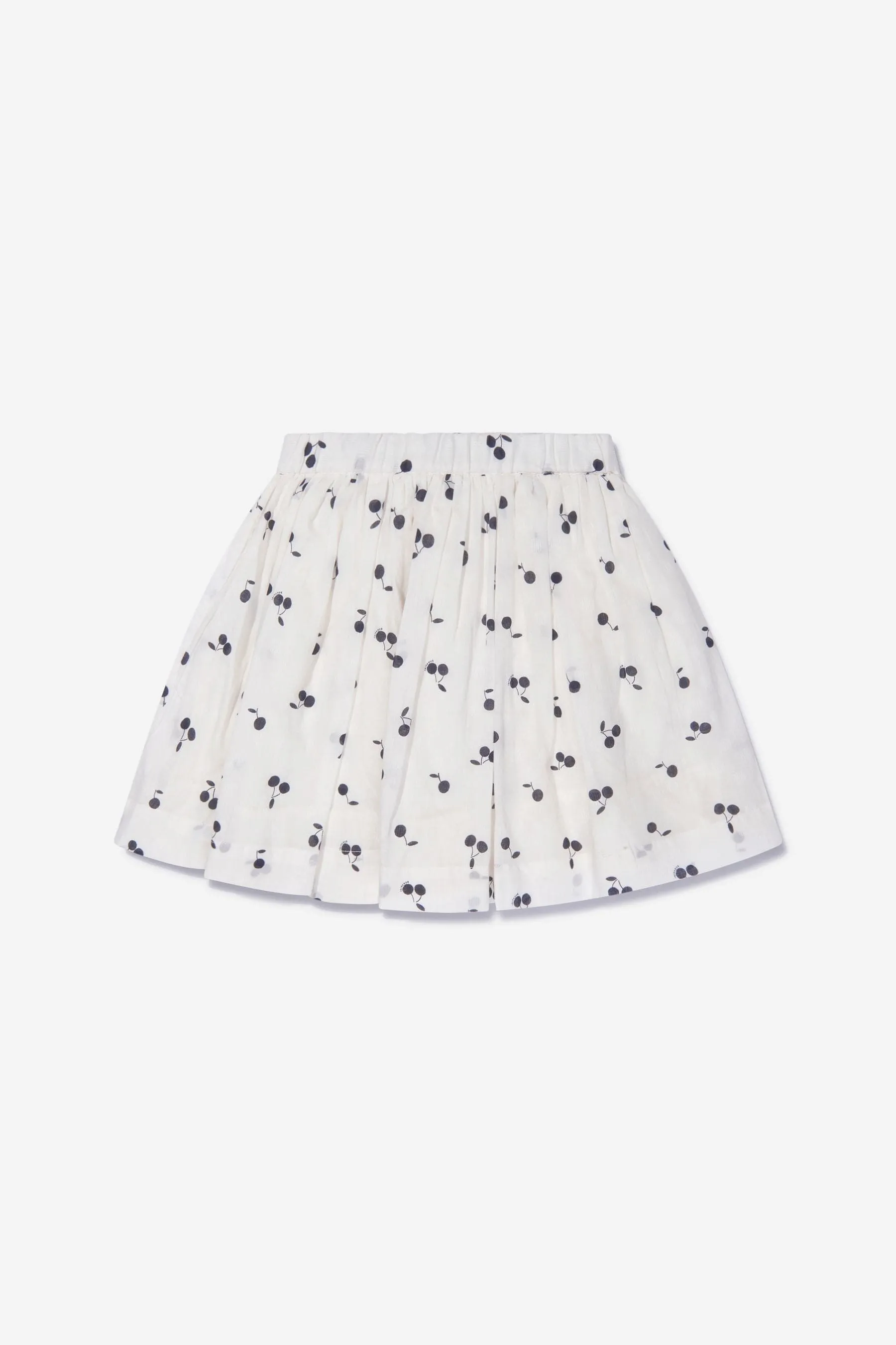 Bonpoint Girls Cotton Cherry Print Skirt