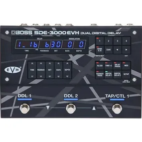 Boss SDE-3000EVH Dual Digital Delay EVH Edition SDE3000EVH