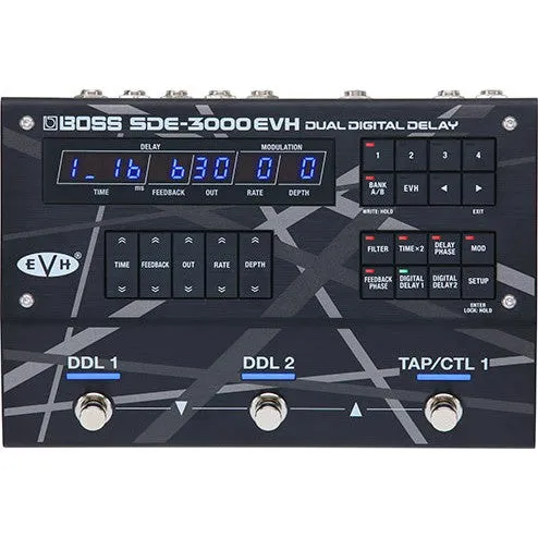 Boss SDE-3000EVH Dual Digital Delay EVH Edition SDE3000EVH