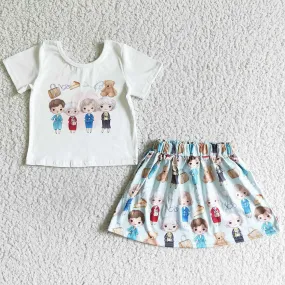 Boutique Baby Girl Clothes Skirt Set GSD0120