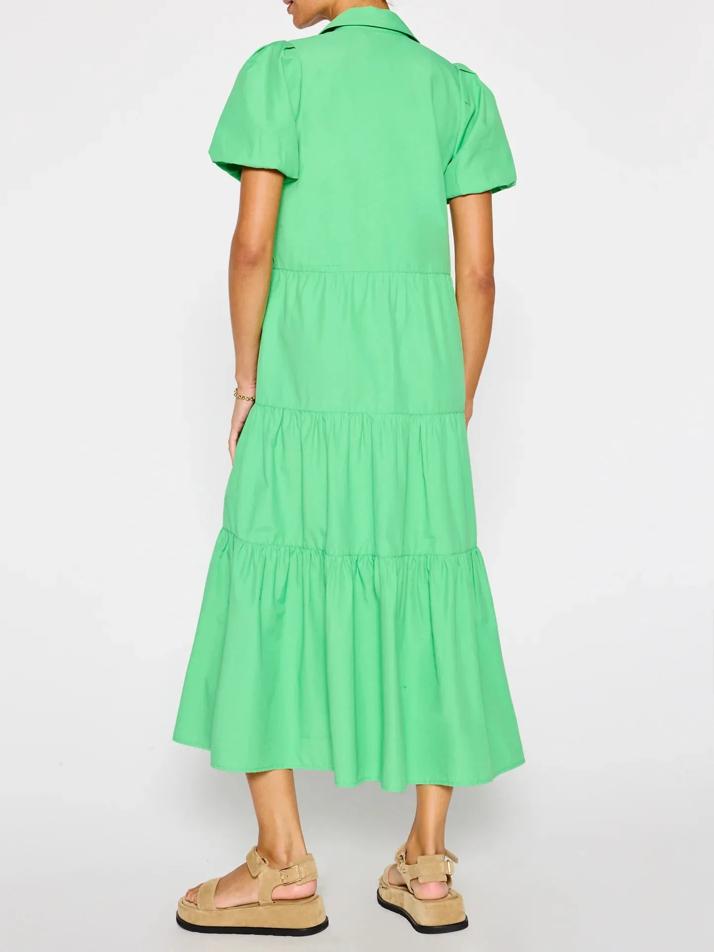 Brochu Walker - Havana Dress in Derby Green