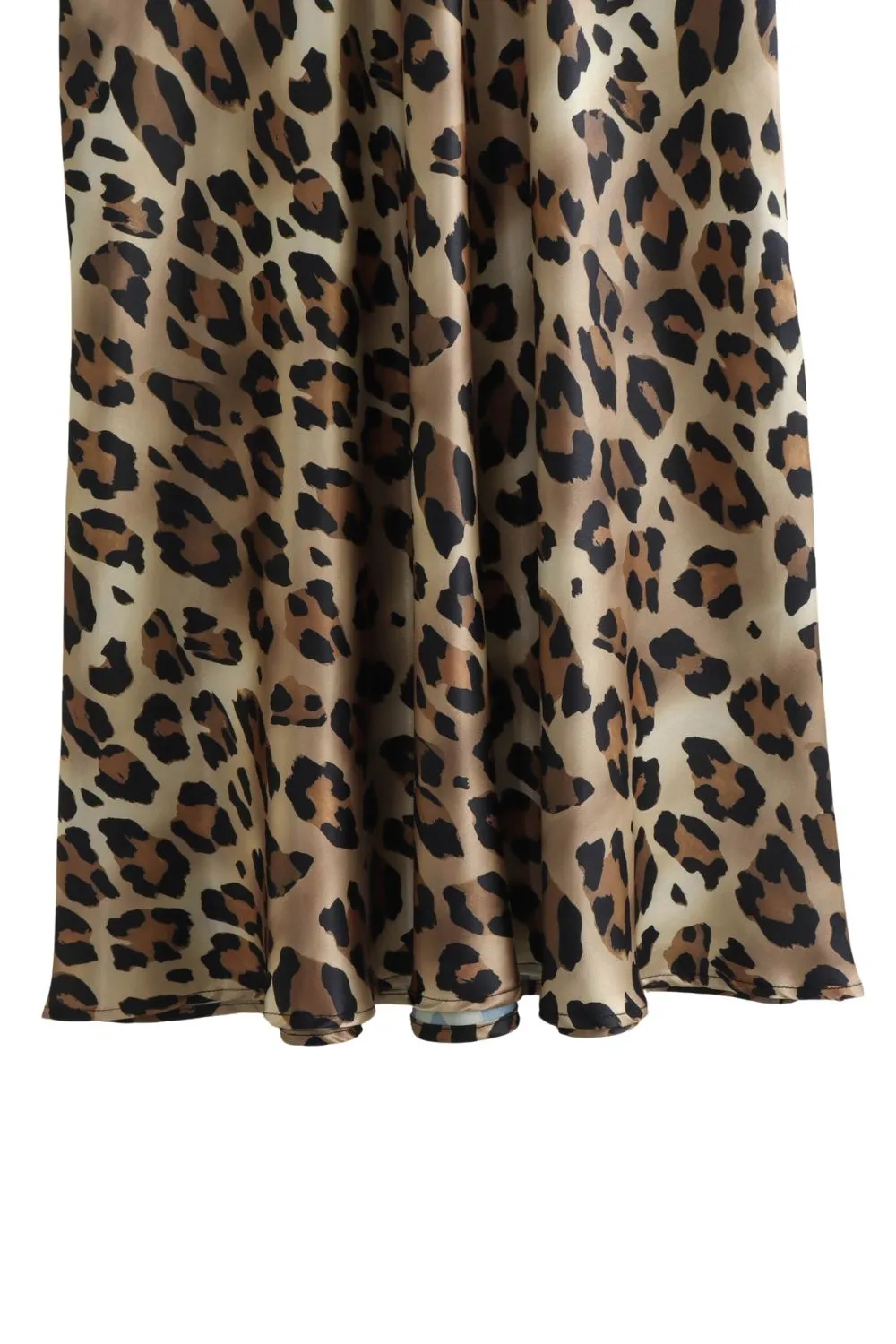 'Brooklyn' Leopard Print Long Skirt