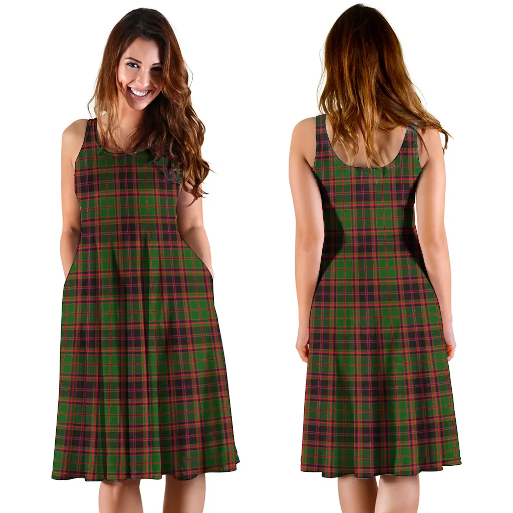 Buchan Tartan Sleeveless Midi Womens Dress