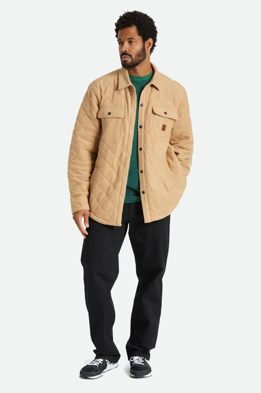 Cass Quilted Fleece Jacket - Mojave