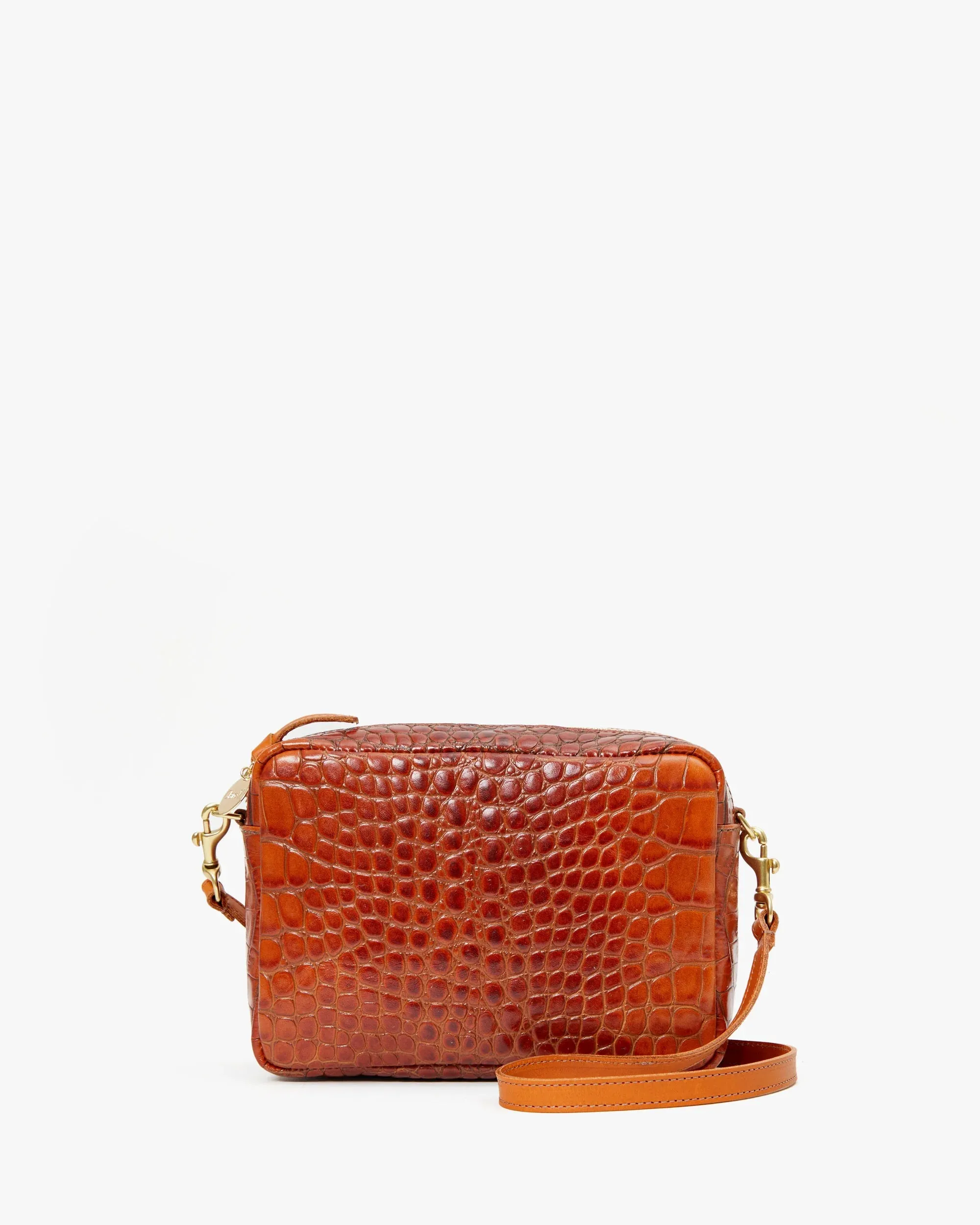 Clare V Midi Sac Autumn Croco