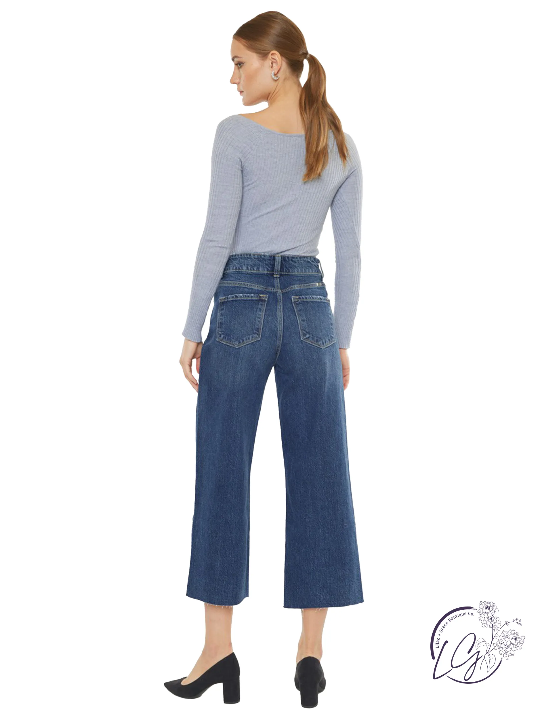 Claudia Ultra High Rise Wide Pants by KanCan