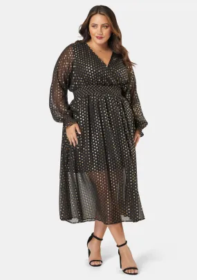 Climaxic Spot Maxi Dress