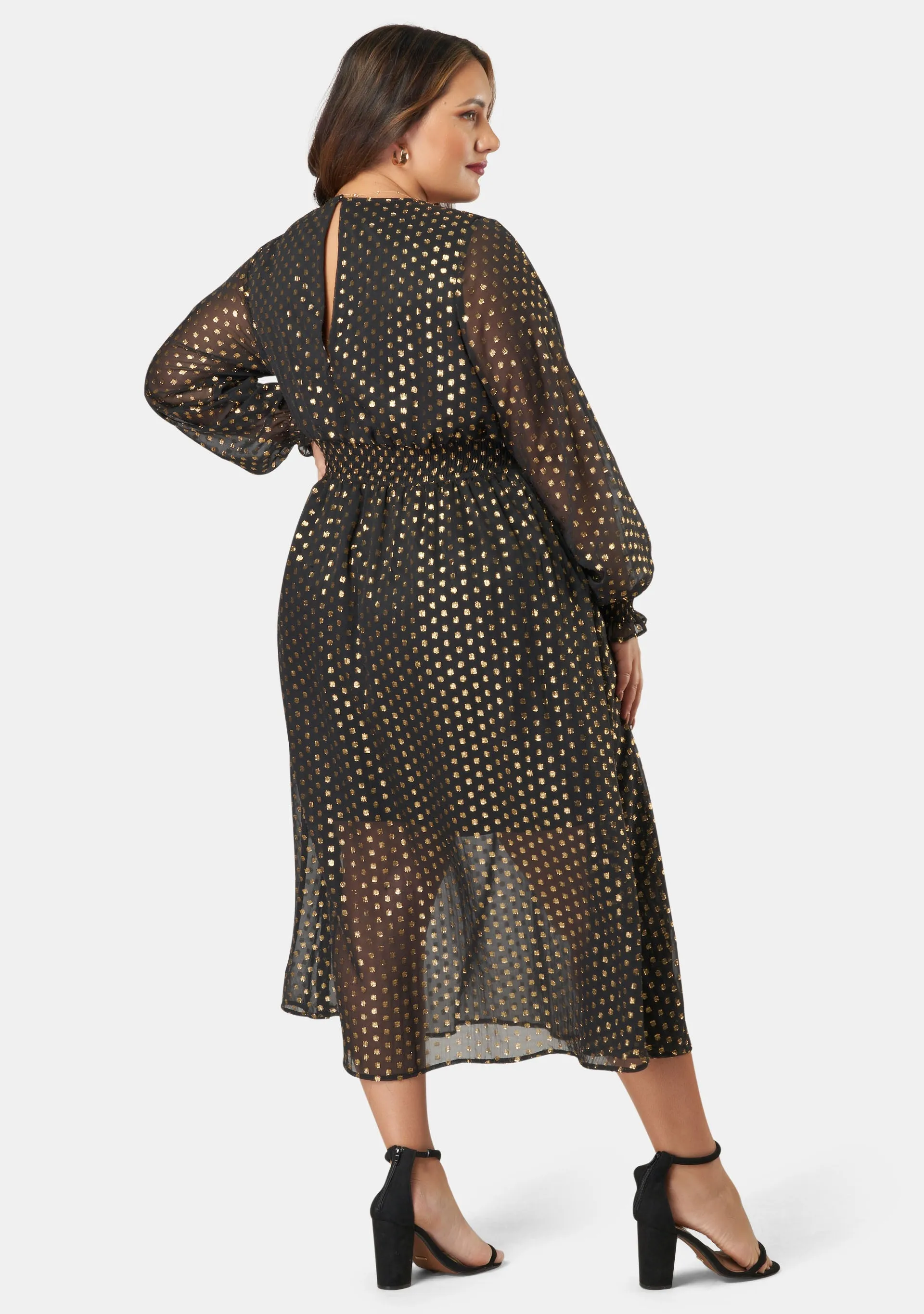 Climaxic Spot Maxi Dress