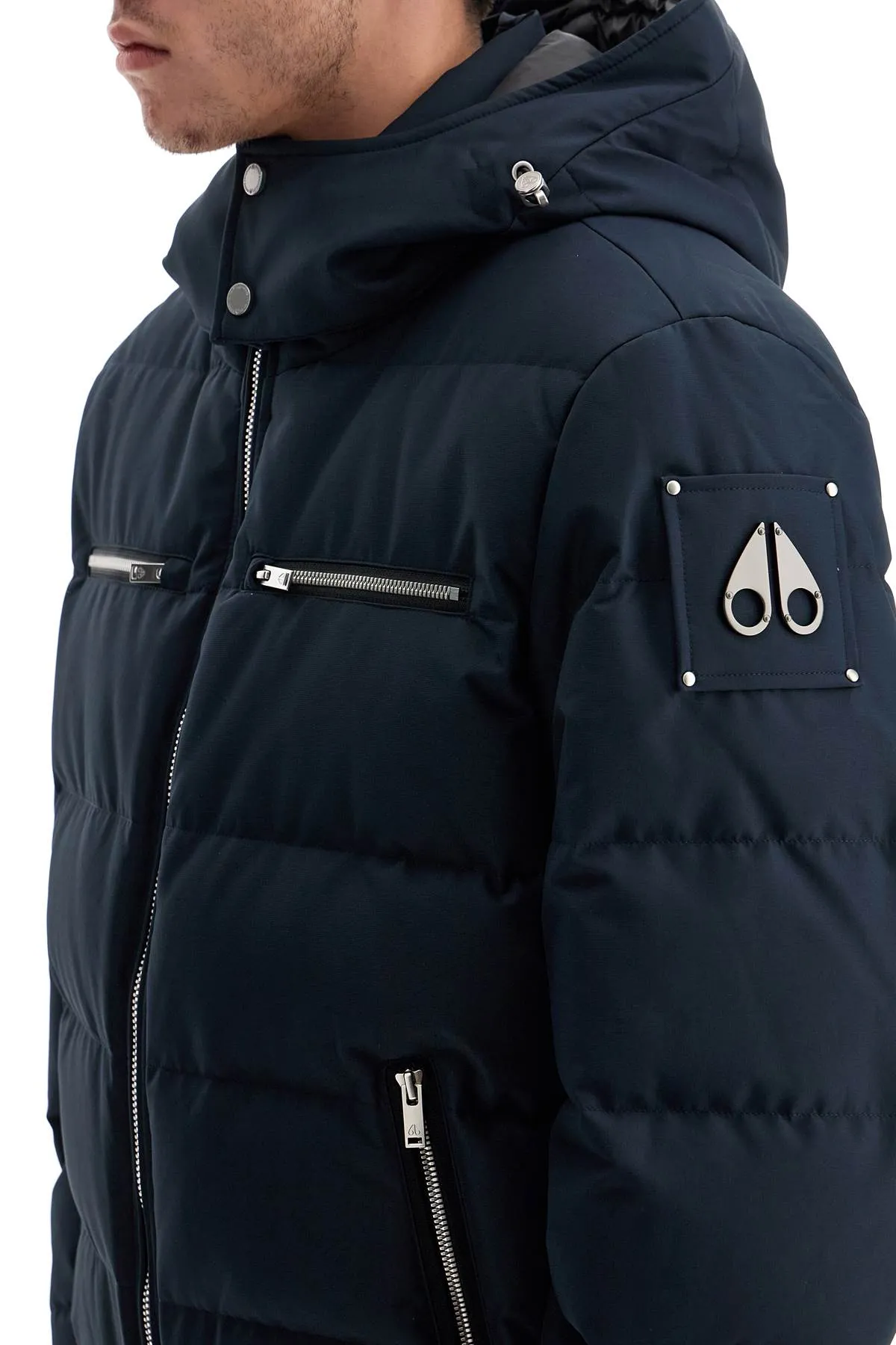 cloud hooded down jacket