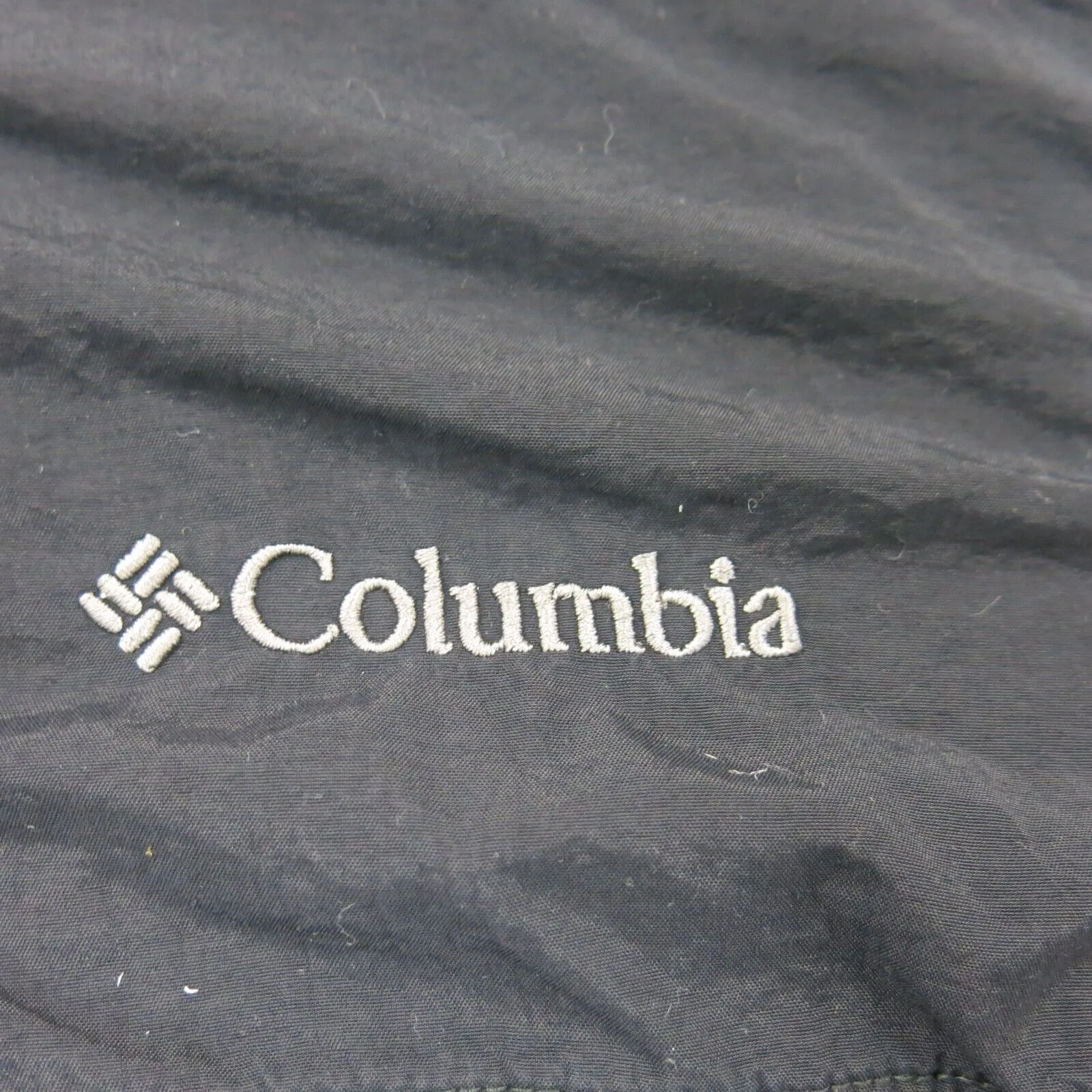 Columbia Womens Full Zip Up Fleece Jacket Long Sleeves Mock Neck Black Size M