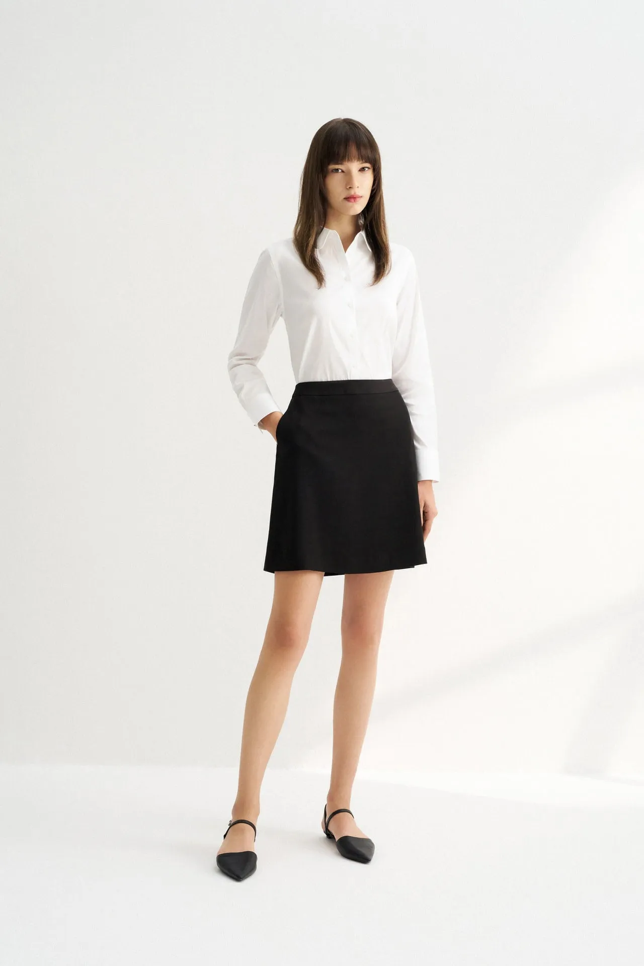 Cool Touch & Anti UV A Shape Suit Skirt