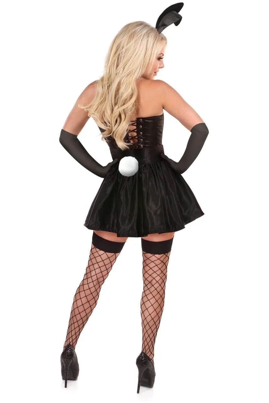 Daisy Corsets Lavish 5 PC Flirty Black Bunny Corset Costume