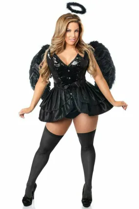 Daisy Corsets Top Drawer 4 PC Fallen Angel Corset Costume