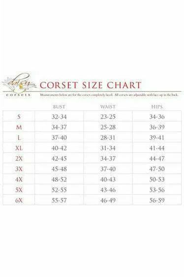 Daisy Corsets Top Drawer 4 PC Fallen Angel Corset Costume