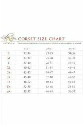 Daisy Corsets Top Drawer 4 PC Pin-Up Sailor Sequin Corset Costume