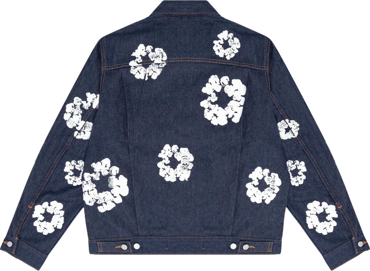 Denim Tears "Type 2 - All Over Wreath" Denim Jacket Raw