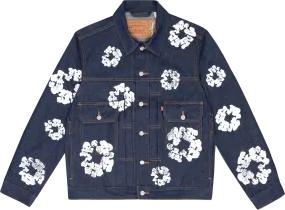 Denim Tears "Type 2 - All Over Wreath" Denim Jacket Raw