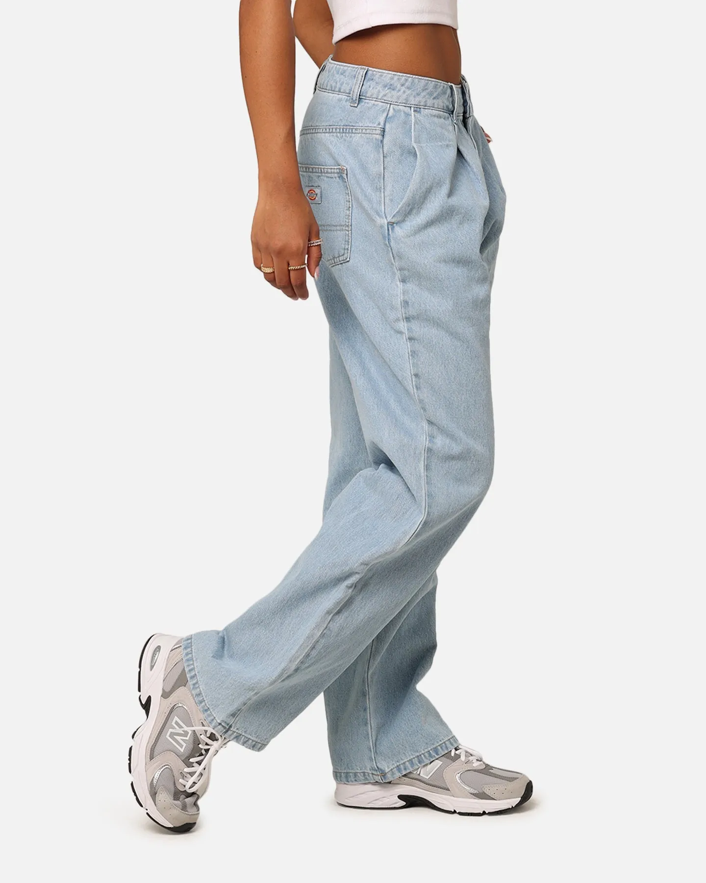 Dickies Women's The Woodlands Jeans Light Wash Blue