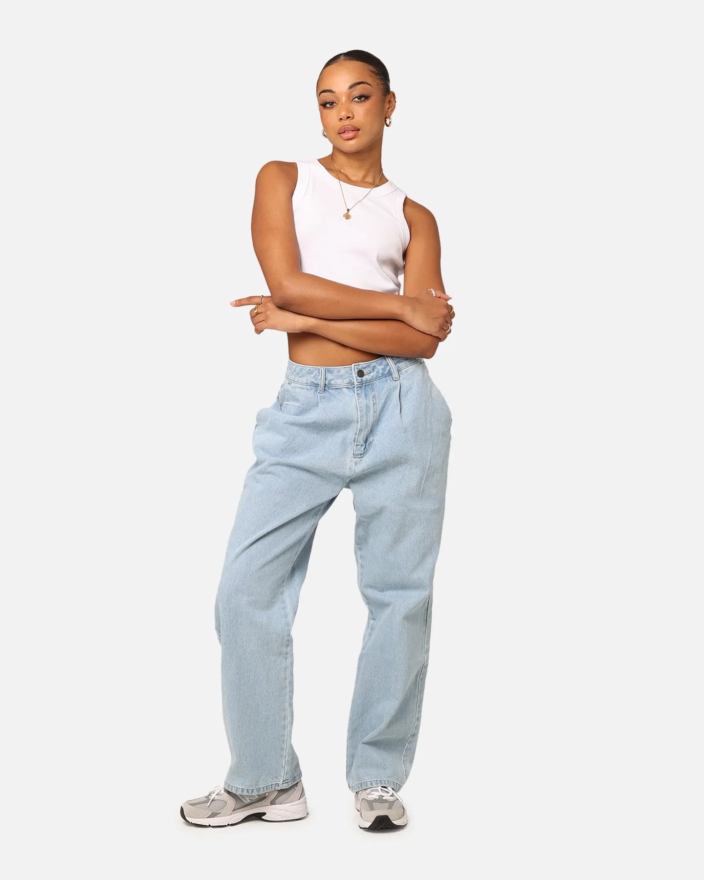 Dickies Women's The Woodlands Jeans Light Wash Blue