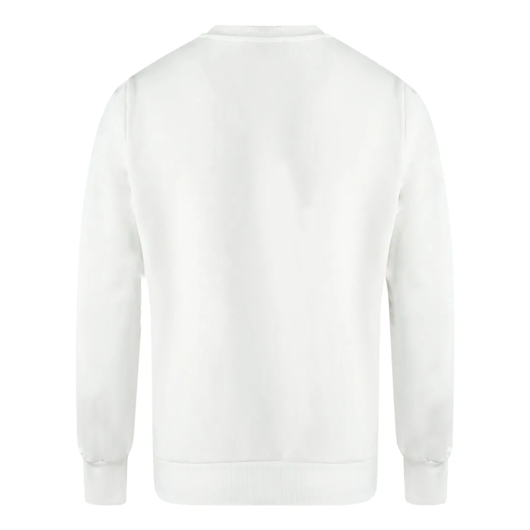 Diesel 001978 Logo White Sweater